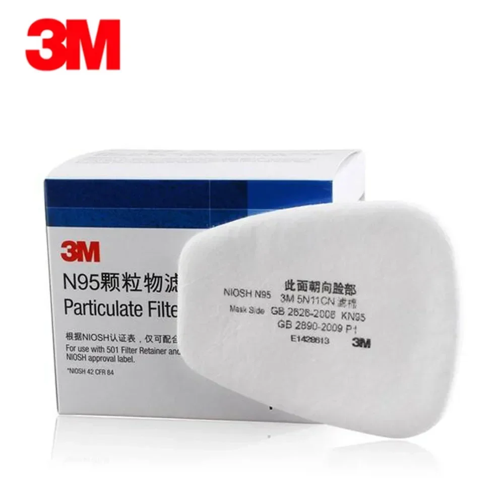 Dust Mask Construction - Filtres en coton 3M 5N11, 10