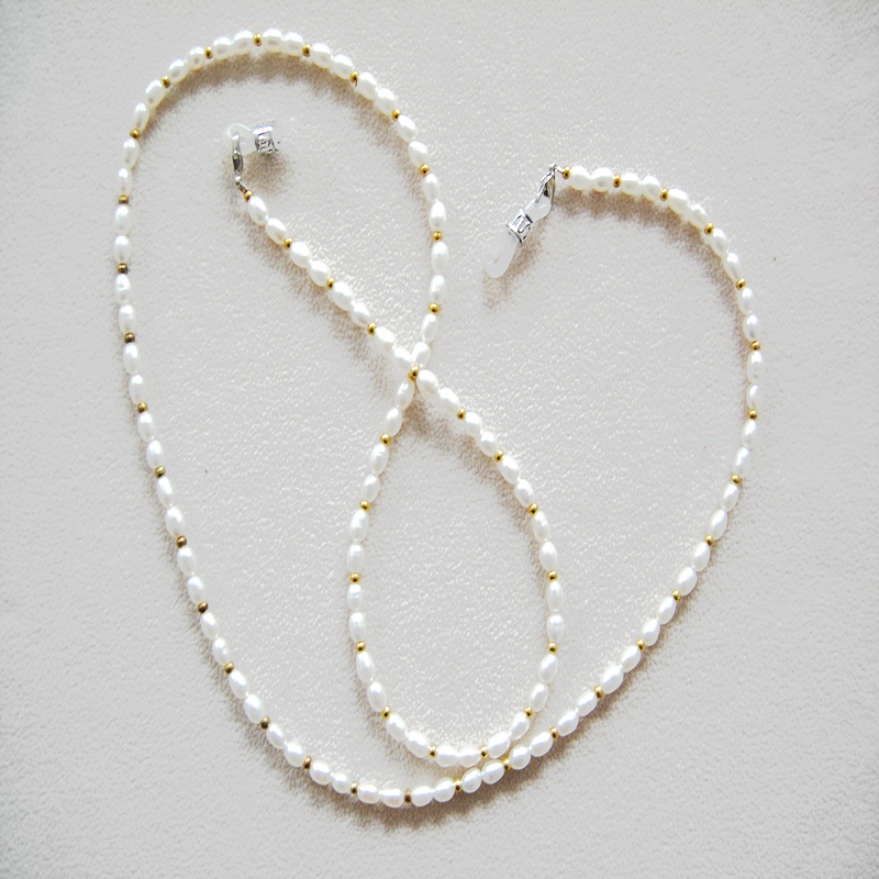Collier de perles naturelles p - Mask Chain Holder avis et prix
